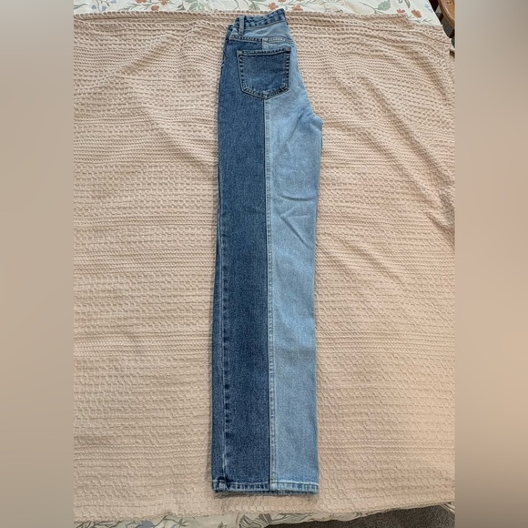 PacSun Two-Tone Blue Women's Jeans  W25/L30 90’s Boyfriend - Picture 6 of 11